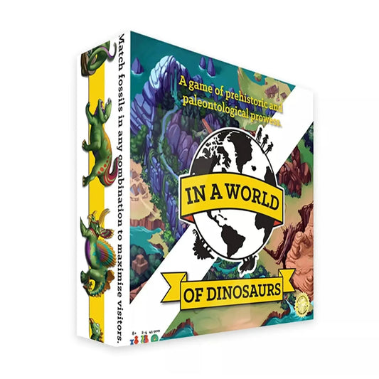 In a World of Dinosaurs - Board Game of Prehistoric & Paleontological Prowess