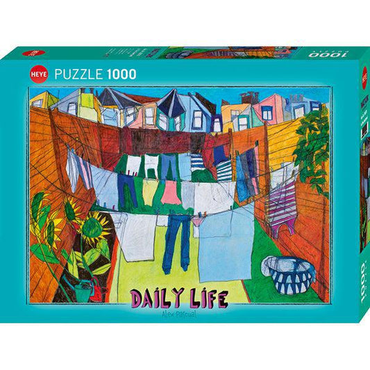 In the Courtyard Daily Life 1000 Piece Jigsaw Puzzle Heye