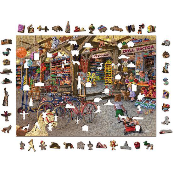 In the Toyshop 1000 Piece Wood Jigsaw Puzzle Wooden City