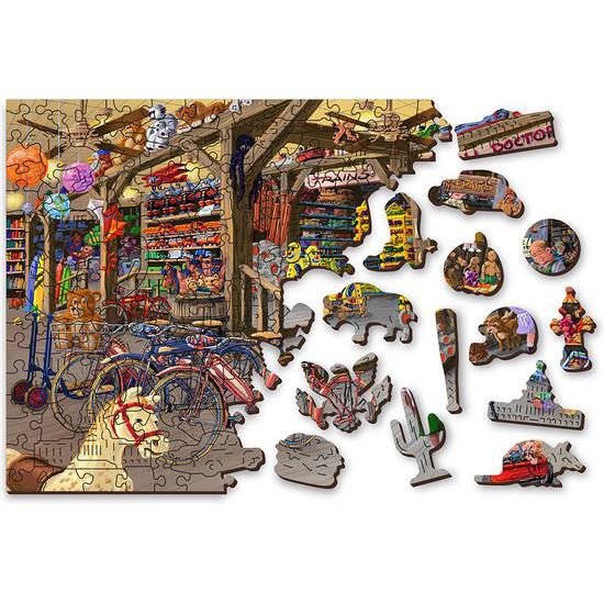 In the Toyshop 1000 Piece Wood Jigsaw Puzzle Wooden City