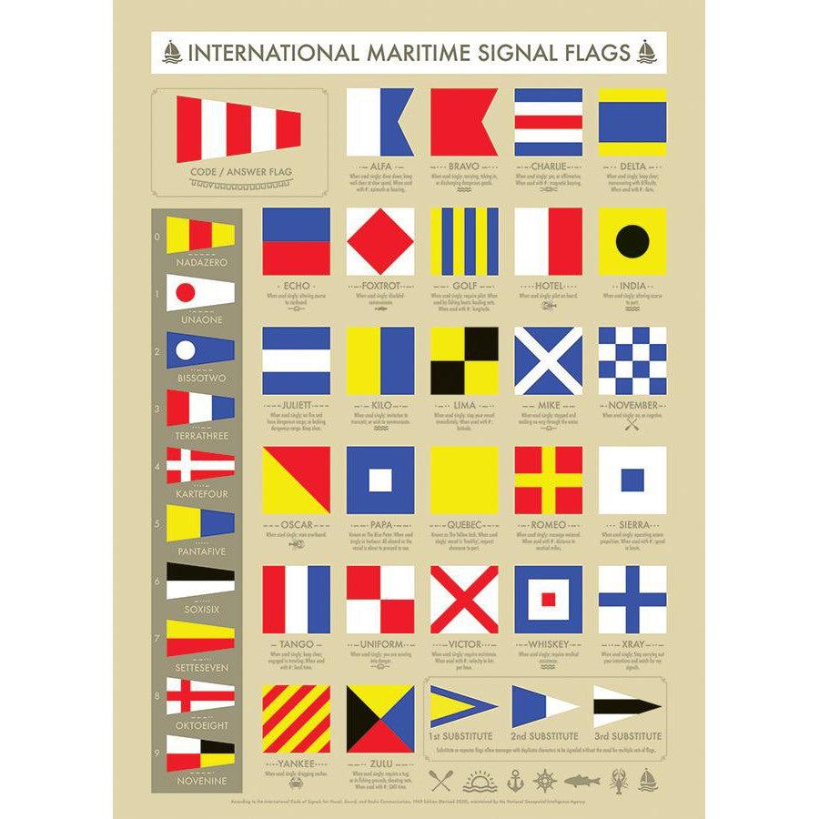 International Maritime Signal Flags 1000 Piece Jigsaw Puzzle Cobble Hill