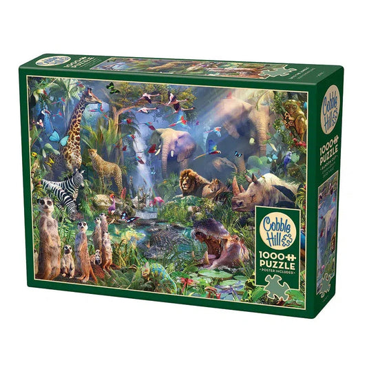 Into the Jungle 1000 Piece Jigsaw Puzzle Cobble Hill