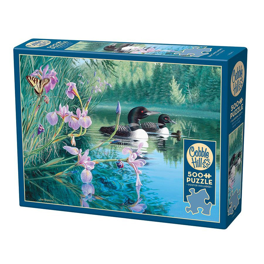 Iris Cove Loons 500 Piece Jigsaw Puzzle Cobble Hill