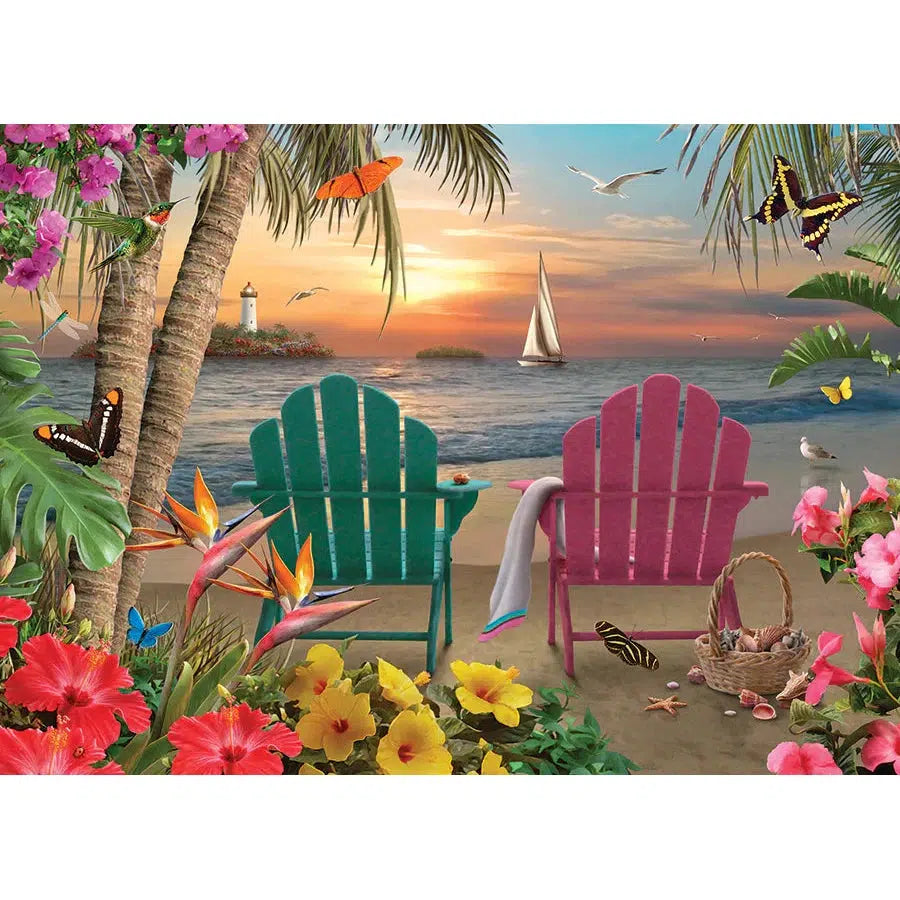 Island Paradise 500 Piece Jigsaw Puzzle Cobble Hill