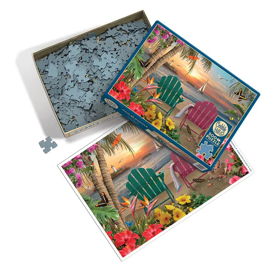 Island Paradise 500 Piece Jigsaw Puzzle Cobble Hill