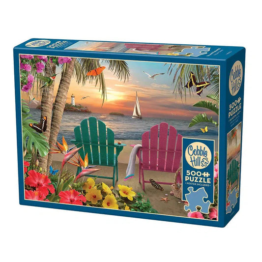 Island Paradise 500 Piece Jigsaw Puzzle Cobble Hill