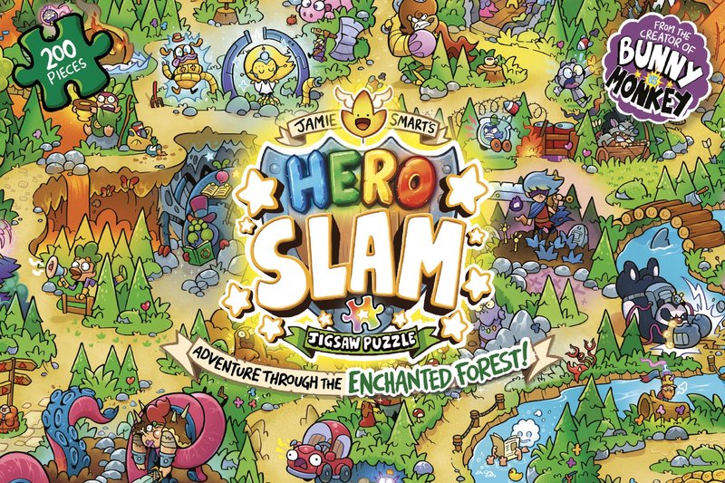 Jamie Smart’s Hero Slam 200 Piece Jigsaw Puzzle Laurence King