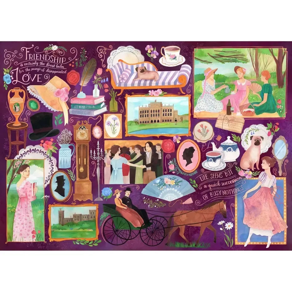 Jane Austen 1000 Piece Jigsaw Puzzle Gibsons