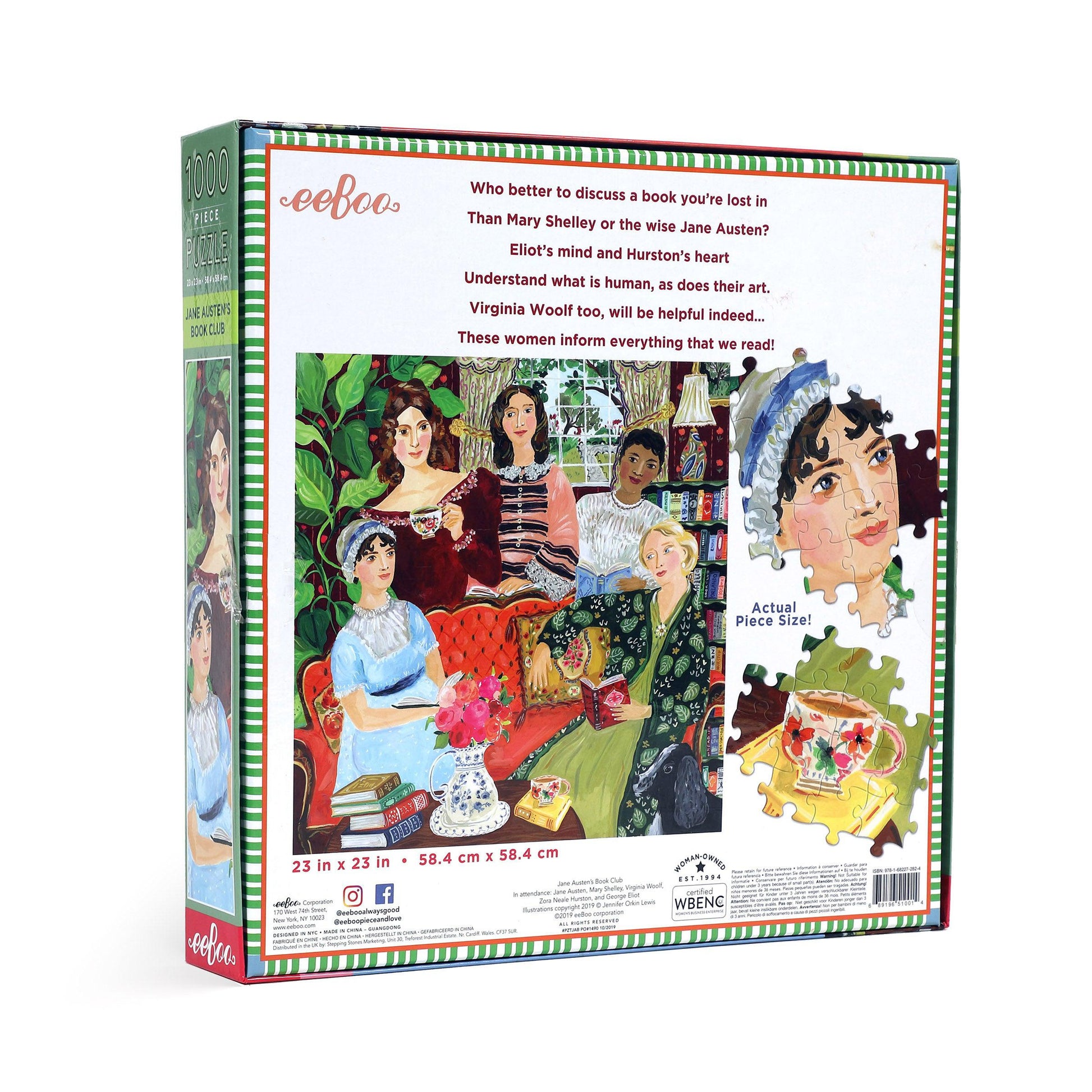 Jane Austen's Book Club 1000 Piece Jigsaw Puzzle eeBoo