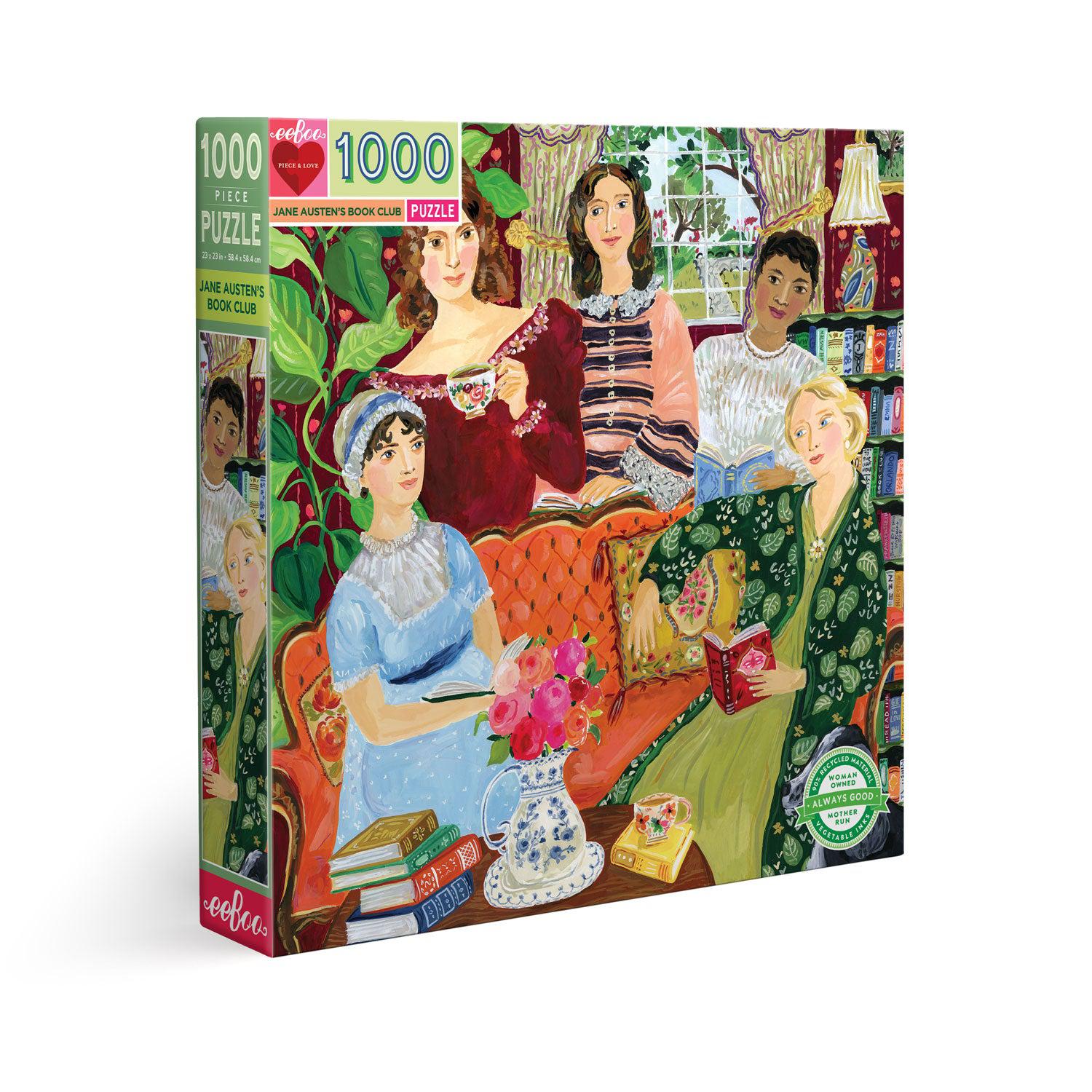 Jane Austen's Book Club 1000 Piece Jigsaw Puzzle eeBoo