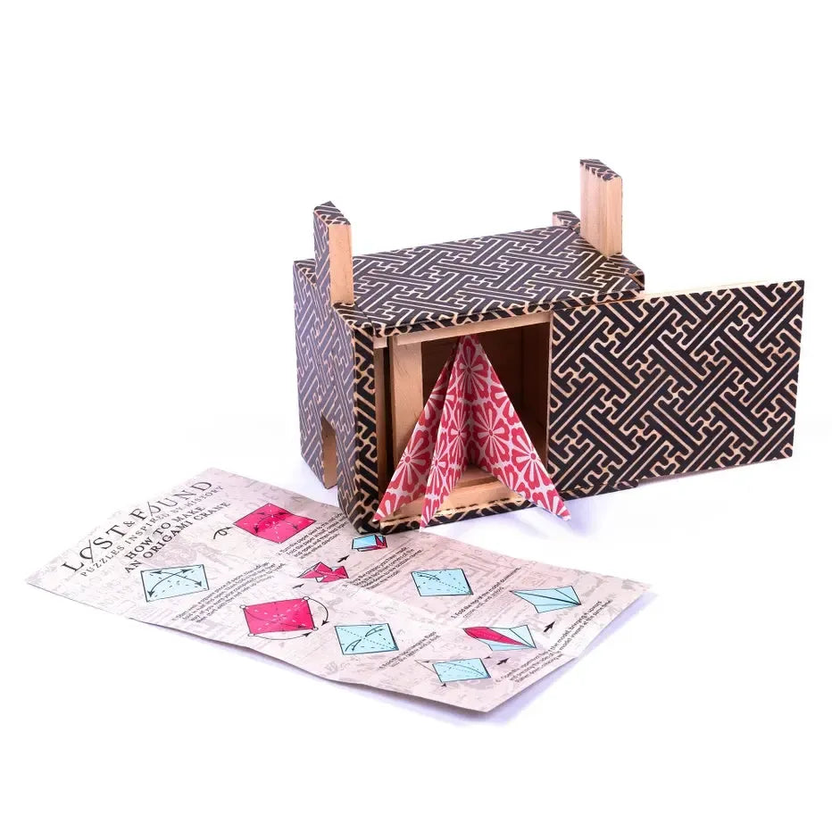 Japanese Puzzle Box - Brain Teaser & Origami - Professor Puzzle