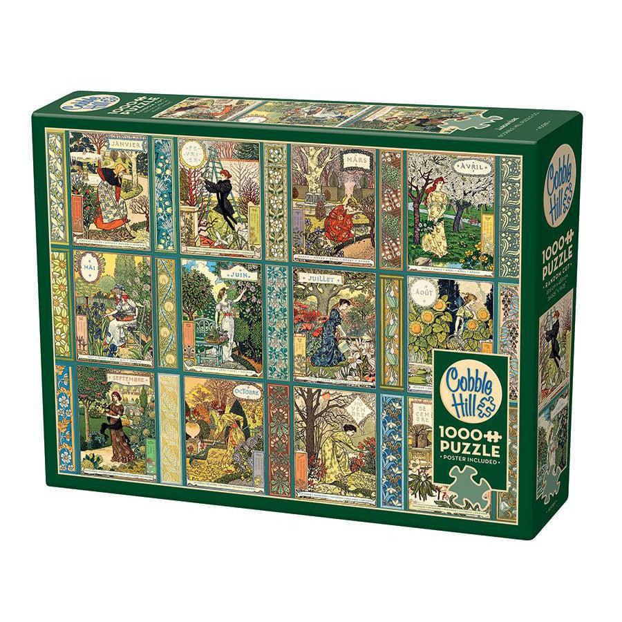 Jardiniere: A Gardener's Calendar 1000 Piece Jigsaw Puzzle Cobble Hill