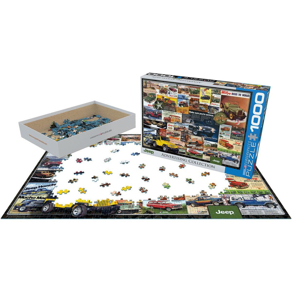 Jeep Advertising Collection 1000 Piece Jigsaw Puzzle Eurographics