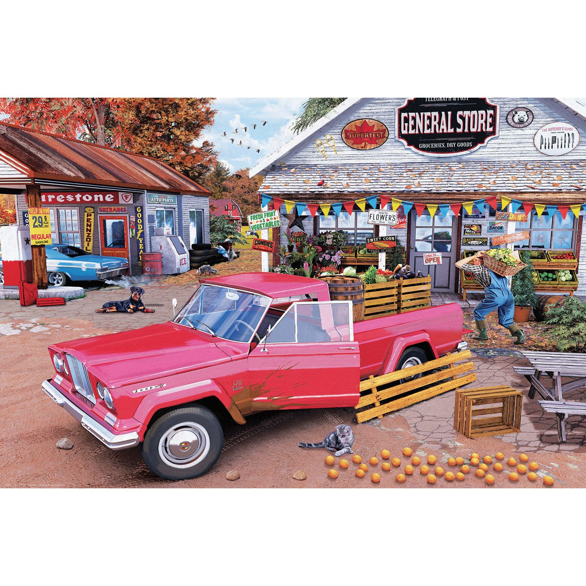 Jeep Farmer's Truck 1000 Piece Jigsaw Puzzle Eurographics