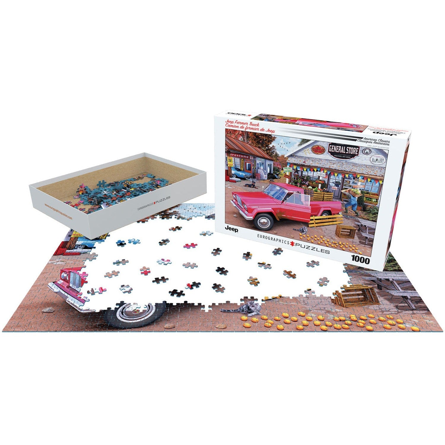 Jeep Farmer's Truck 1000 Piece Jigsaw Puzzle Eurographics