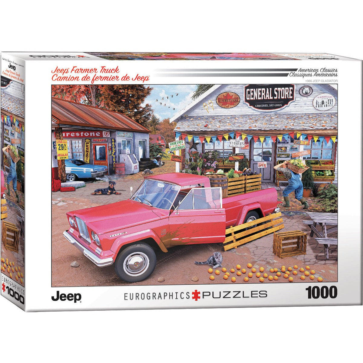 Jeep Farmer's Truck 1000 Piece Jigsaw Puzzle Eurographics