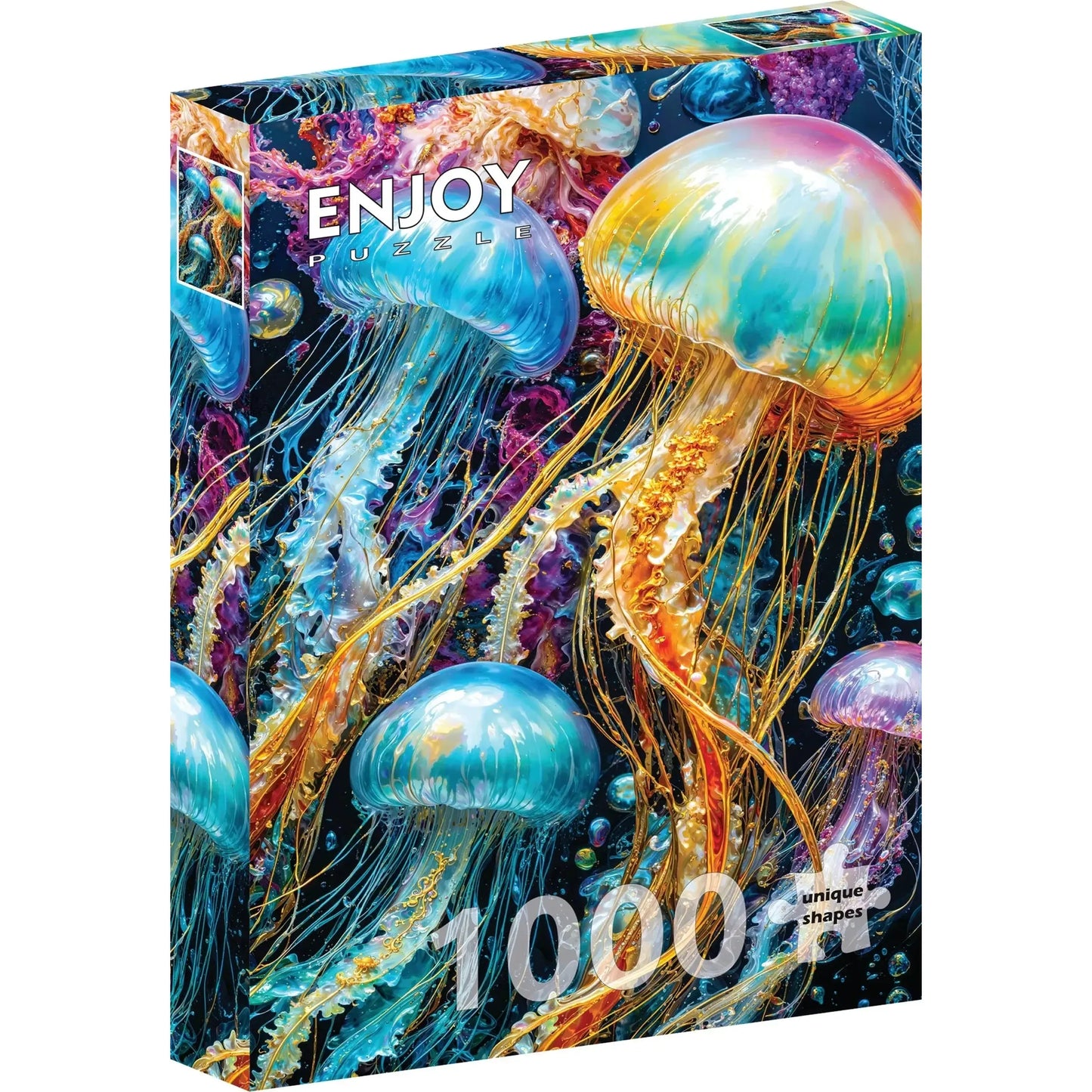 Jellyfish Glow 1000 Piece Jigsaw Puzzle Enjoy