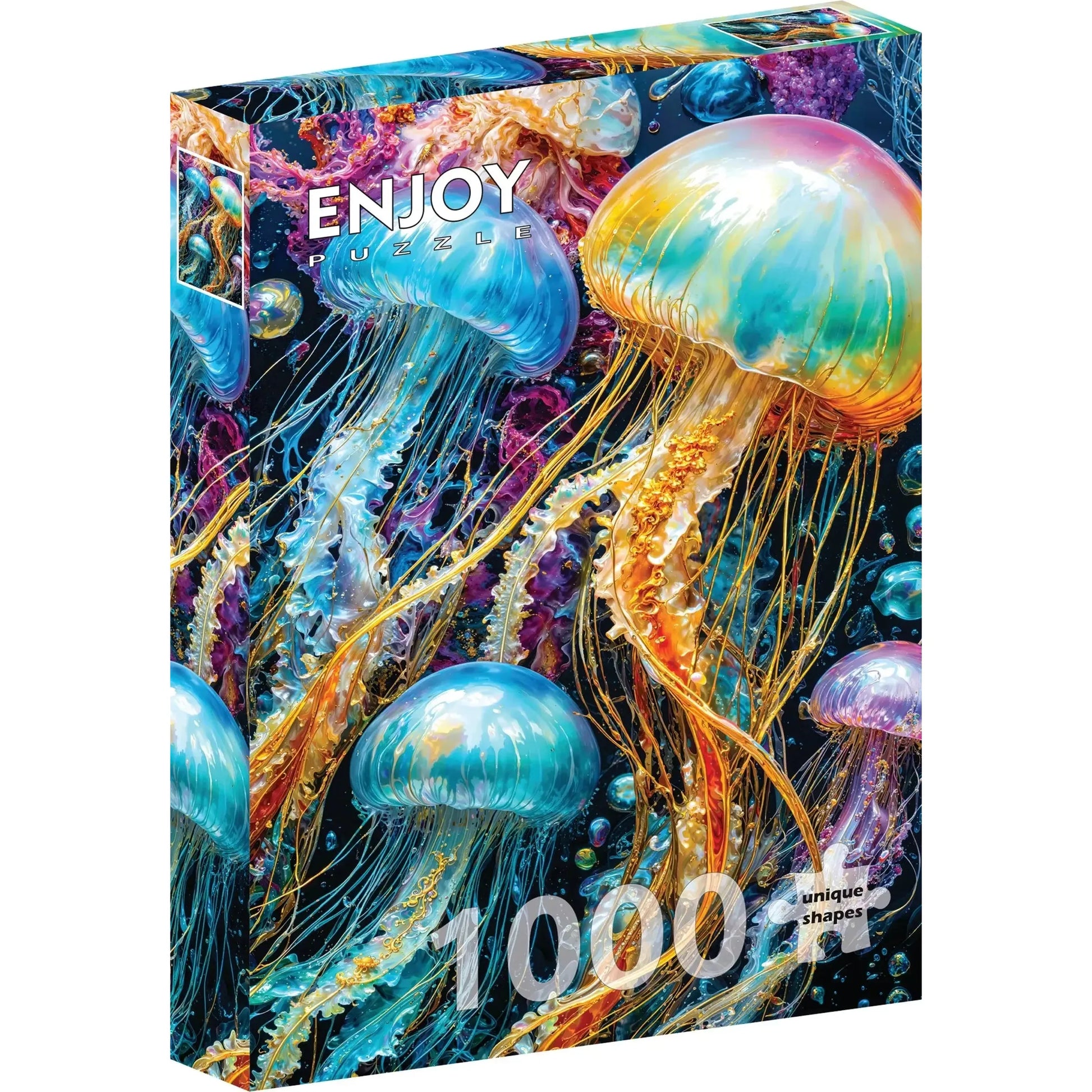 Jellyfish Glow 1000 Piece Jigsaw Puzzle Enjoy