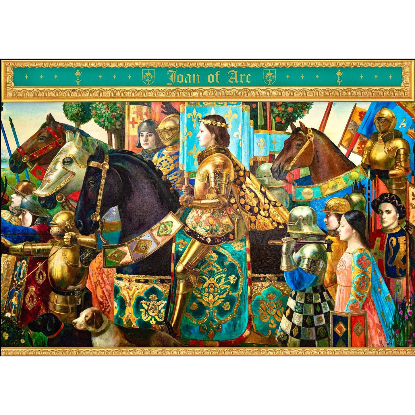 Joan of Arc 1000 Piece Premium Jigsaw Puzzle Art & Fable