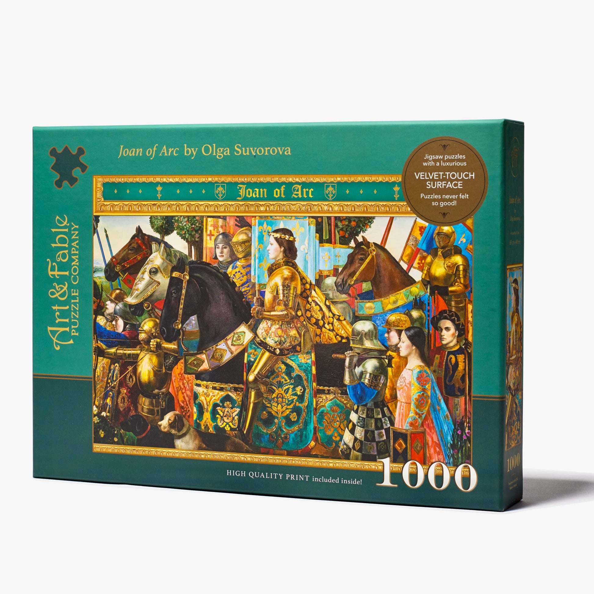 Joan of Arc 1000 Piece Premium Jigsaw Puzzle Art & Fable