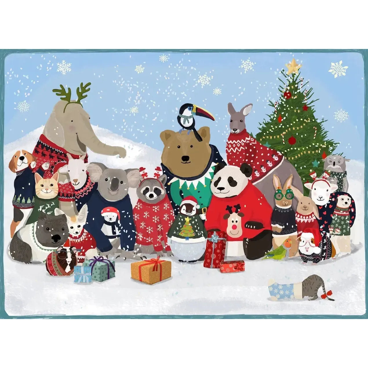 Joy to the Wool 500 Piece Jigsaw Puzzle PuzzleFolk