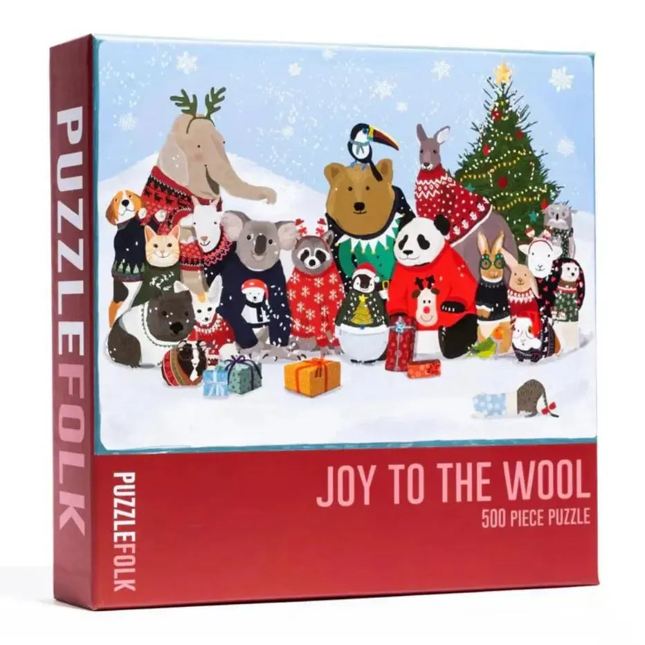 Joy to the Wool 500 Piece Jigsaw Puzzle PuzzleFolk