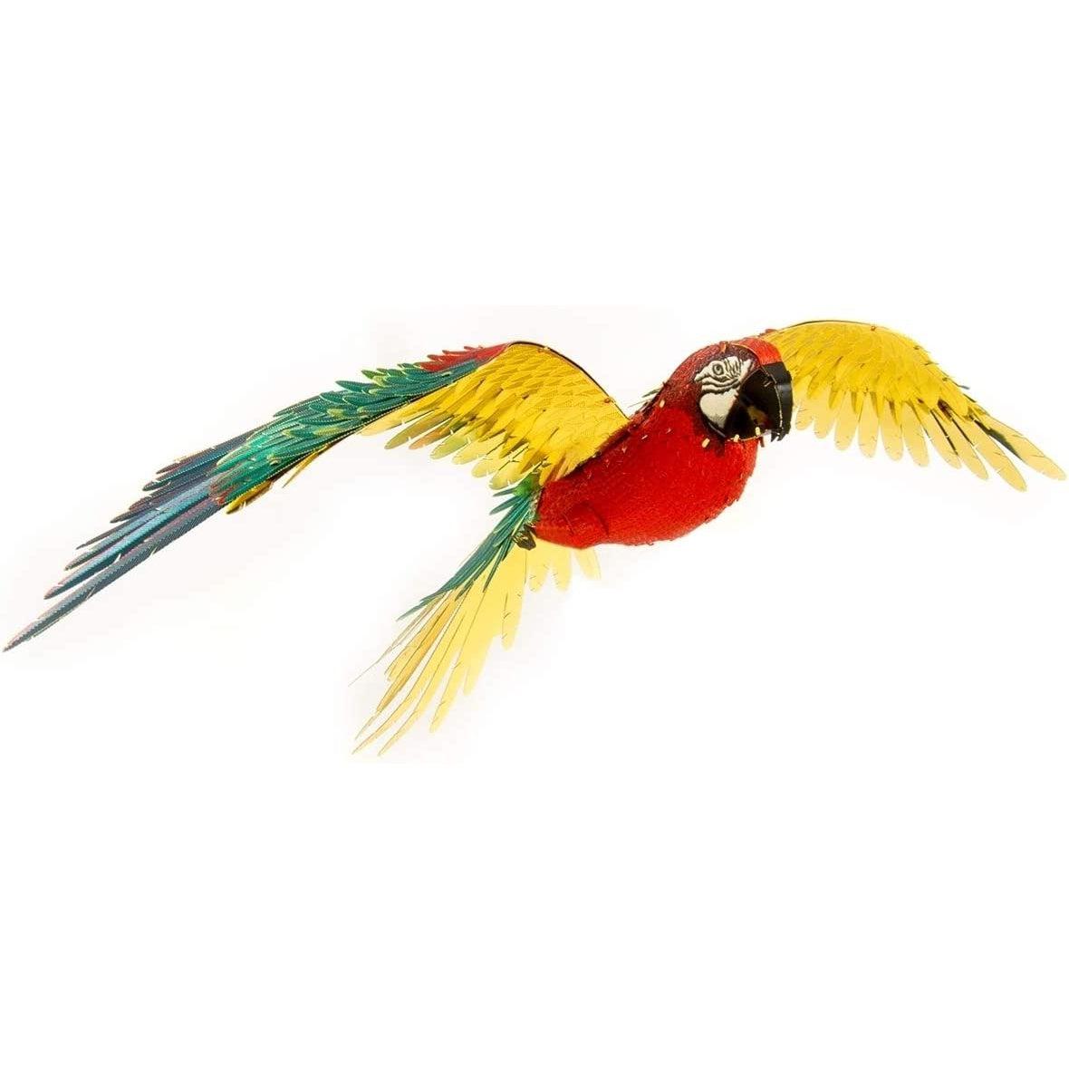 Jubilee Macaw Parrot Premium 3D Steel Model Kit Metal Earth