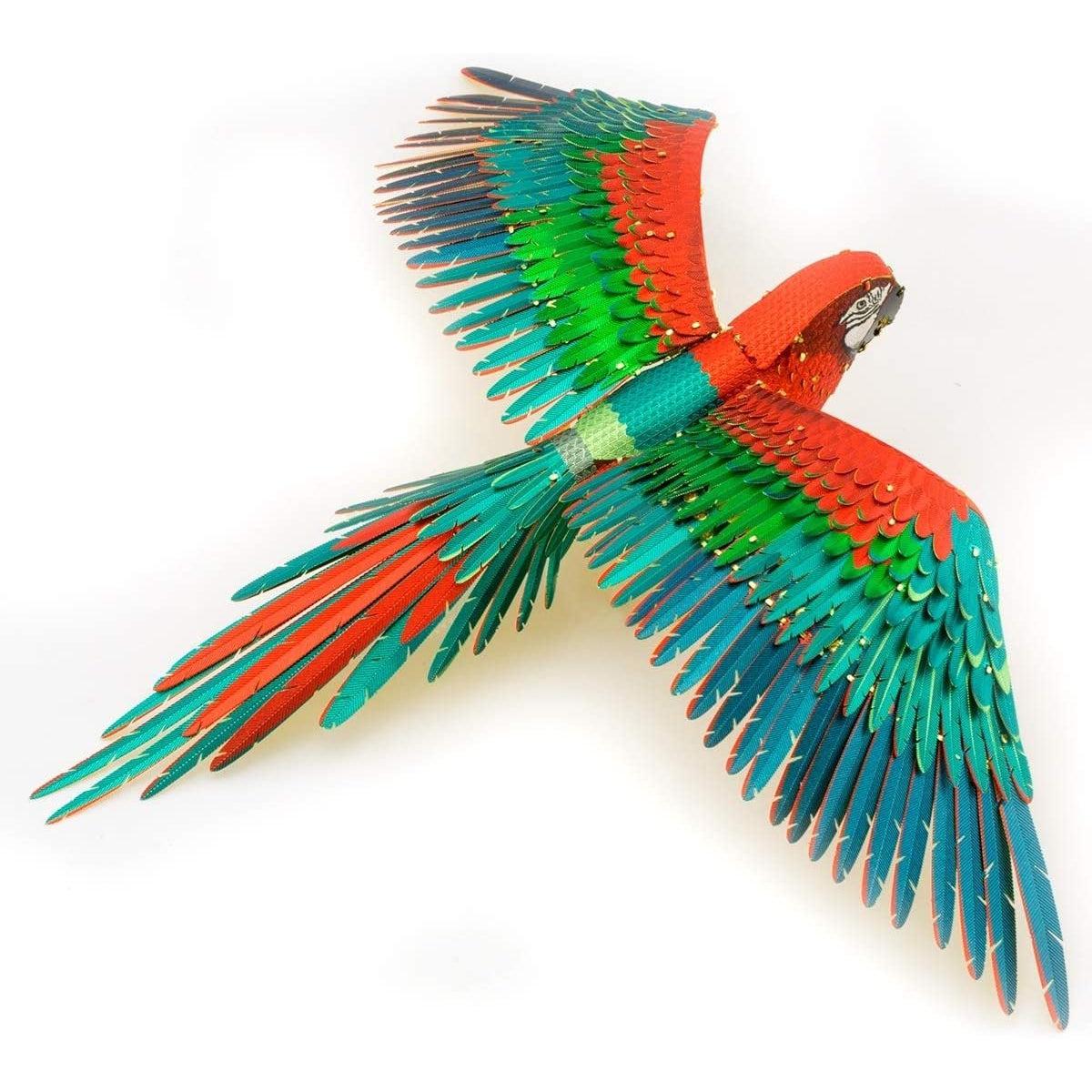 Jubilee Macaw Parrot Premium 3D Steel Model Kit Metal Earth