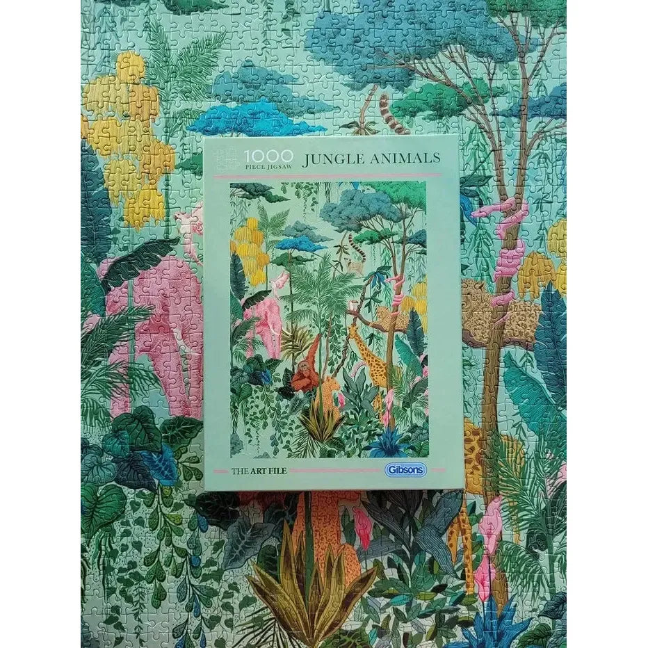 Jungle Animals 1000 Piece Jigsaw Puzzle Gibsons