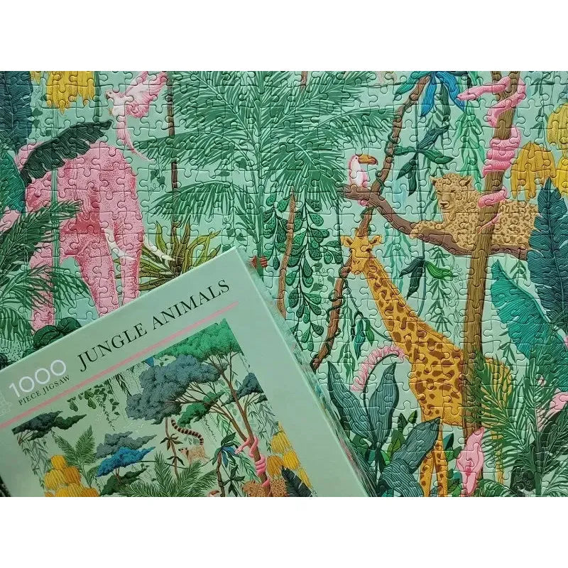 Jungle Animals 1000 Piece Jigsaw Puzzle Gibsons