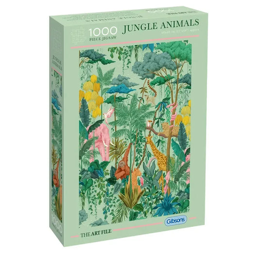 Jungle Animals 1000 Piece Jigsaw Puzzle Gibsons