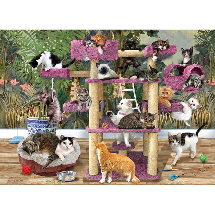 Jungle Cats 500 Piece Jigsaw Puzzle Cobble Hill