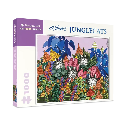 Jungle Cats by B. Kliban 1000 Piece Jigsaw Puzzle Pomegranate