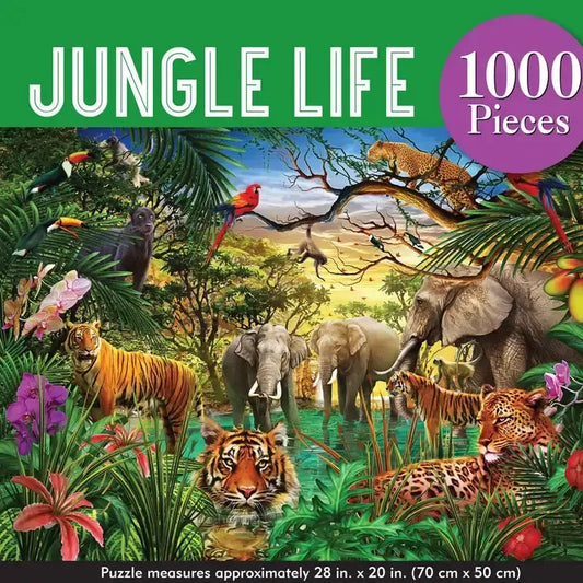 Jungle Life 1000 Piece Jigsaw Puzzle Peter Pauper