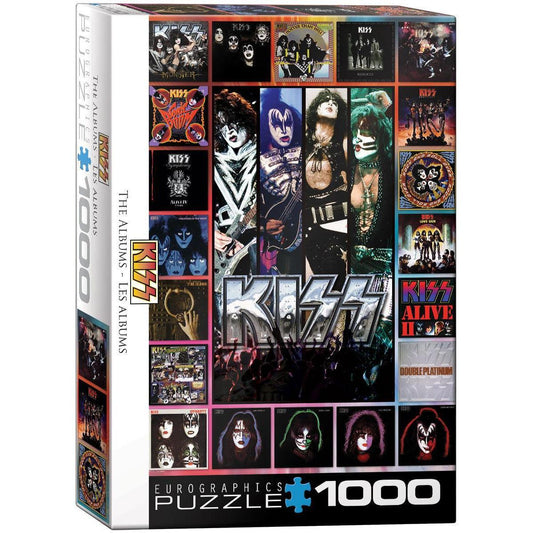 KISS The Albums 1000 Piece Jigsaw Puzzle Eurographics