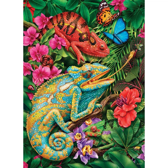 Karma Chameleon 1000 Piece Jigsaw Puzzle Cobble Hill