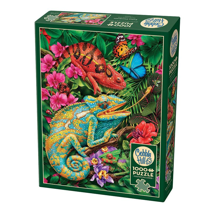 Karma Chameleon 1000 Piece Jigsaw Puzzle Cobble Hill