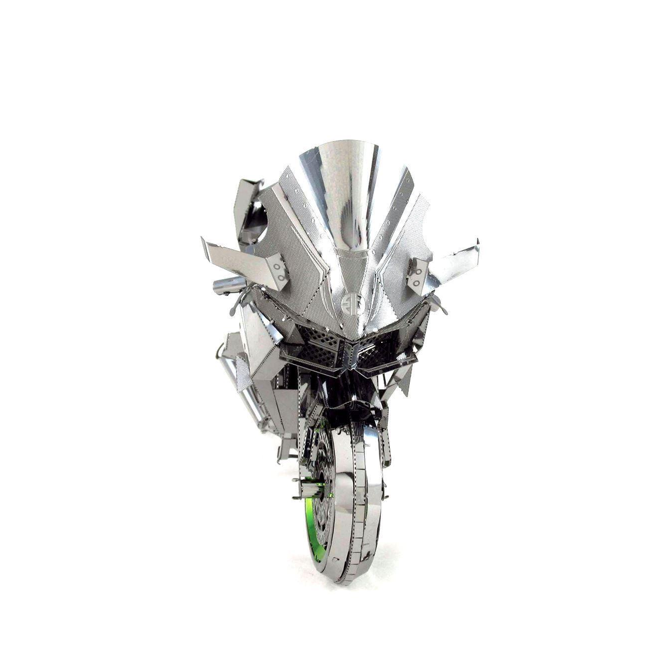 Kawasaki Ninja H2R Motorcycle Premium 3D Steel Model Kit Metal Earth