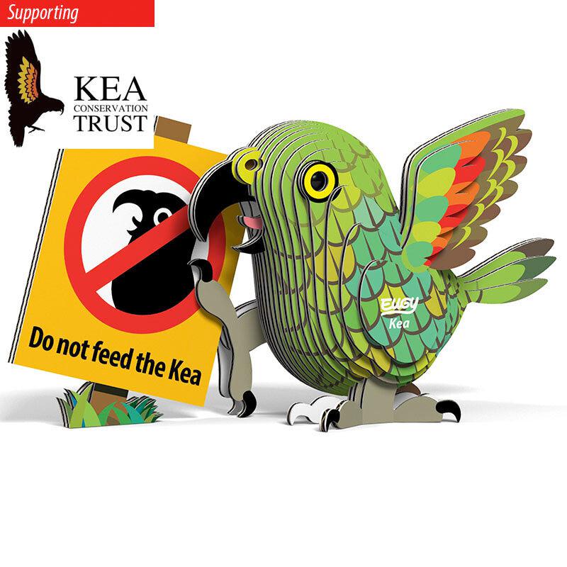 Kea 3D Cardboard Model Kit Eugy