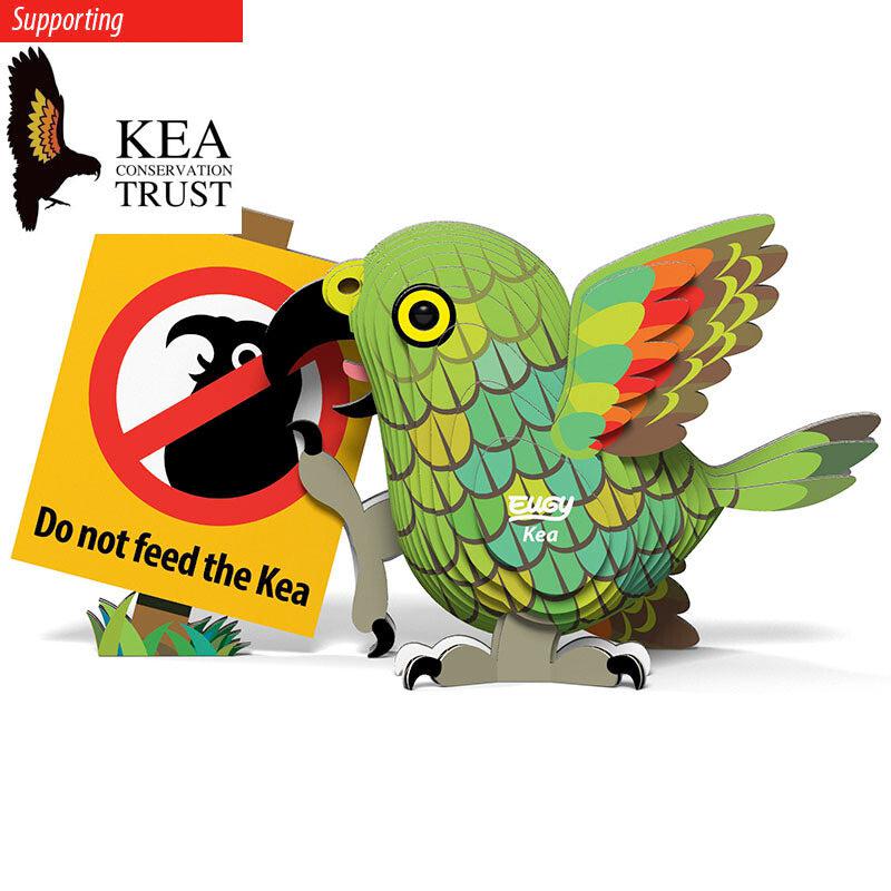 Kea 3D Cardboard Model Kit Eugy