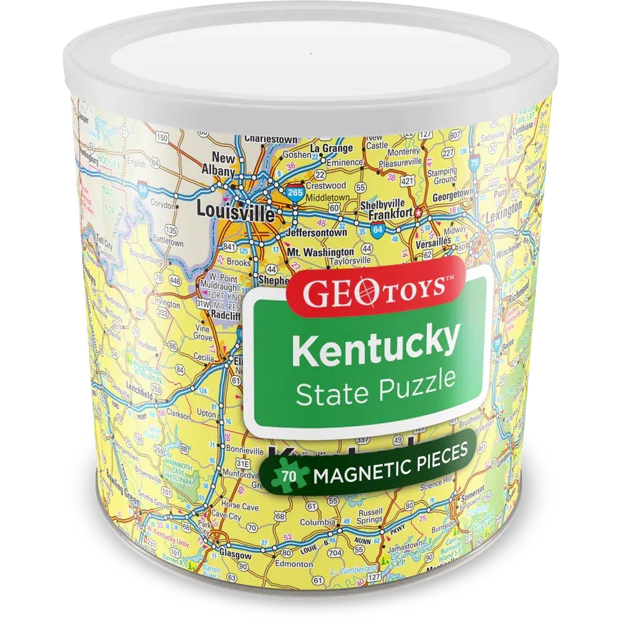 Kentucky State 70 Piece Magnetic Jigsaw Puzzle Geotoys