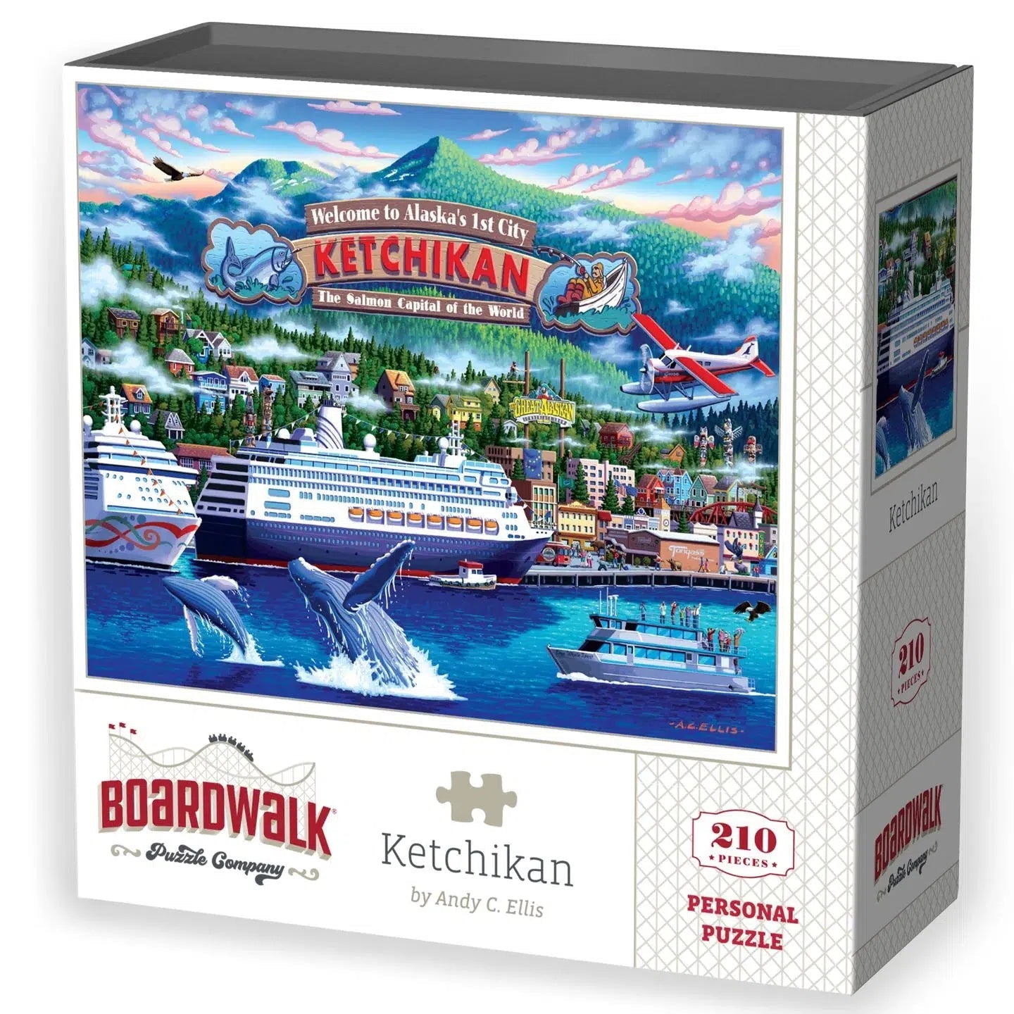 Ketchikan Alaska 210 Piece Jigsaw Puzzle Boardwalk