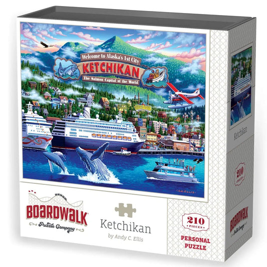 Ketchikan Alaska 210 Piece Jigsaw Puzzle Boardwalk