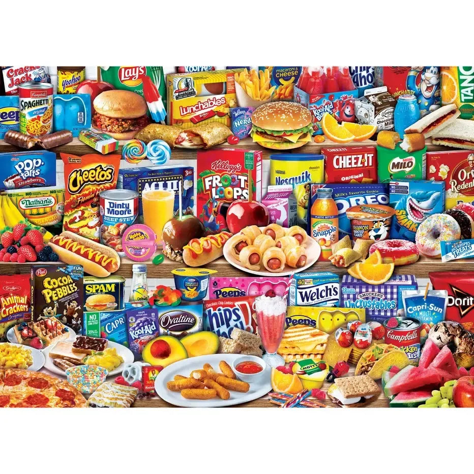 Kids' Favorite Food Flashbacks 1000 Piece Jigsaw Puzzle MasterPieces