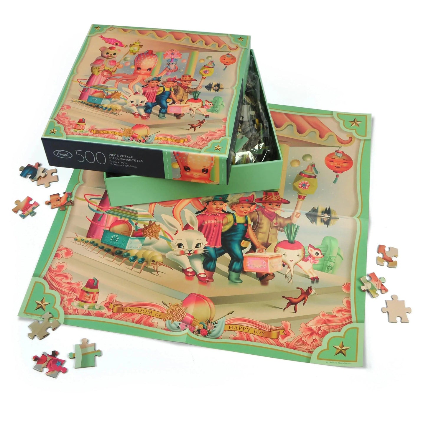 Kingdom of Happy Joy 500 Piece Jigsaw Puzzle Fred