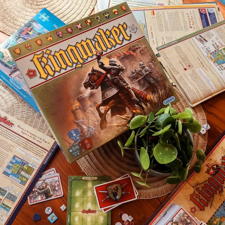 Kingmaker Royal Re-Launch - Wars of the Roses Tactical Board Game - Gibsons