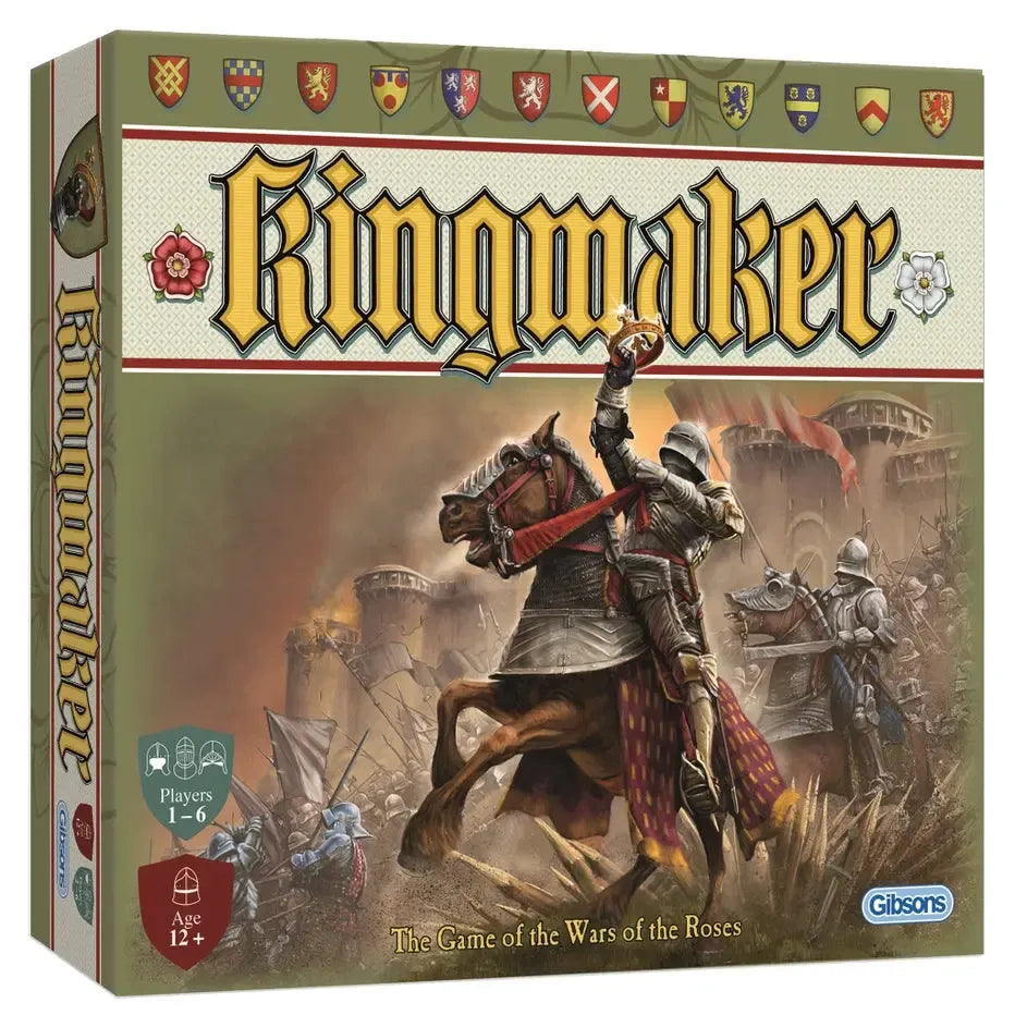 Kingmaker Royal Re-Launch - Wars of the Roses Tactical Board Game - Gibsons