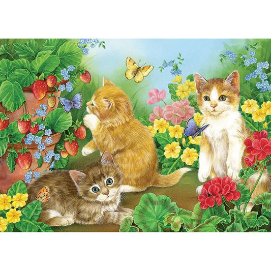 Kitten Playtime 35 Piece Tray Jigsaw Puzzle Cobble Hill