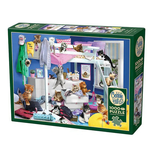 Kitten Slumber Party 1000 Piece Jigsaw Puzzle Cobble Hill