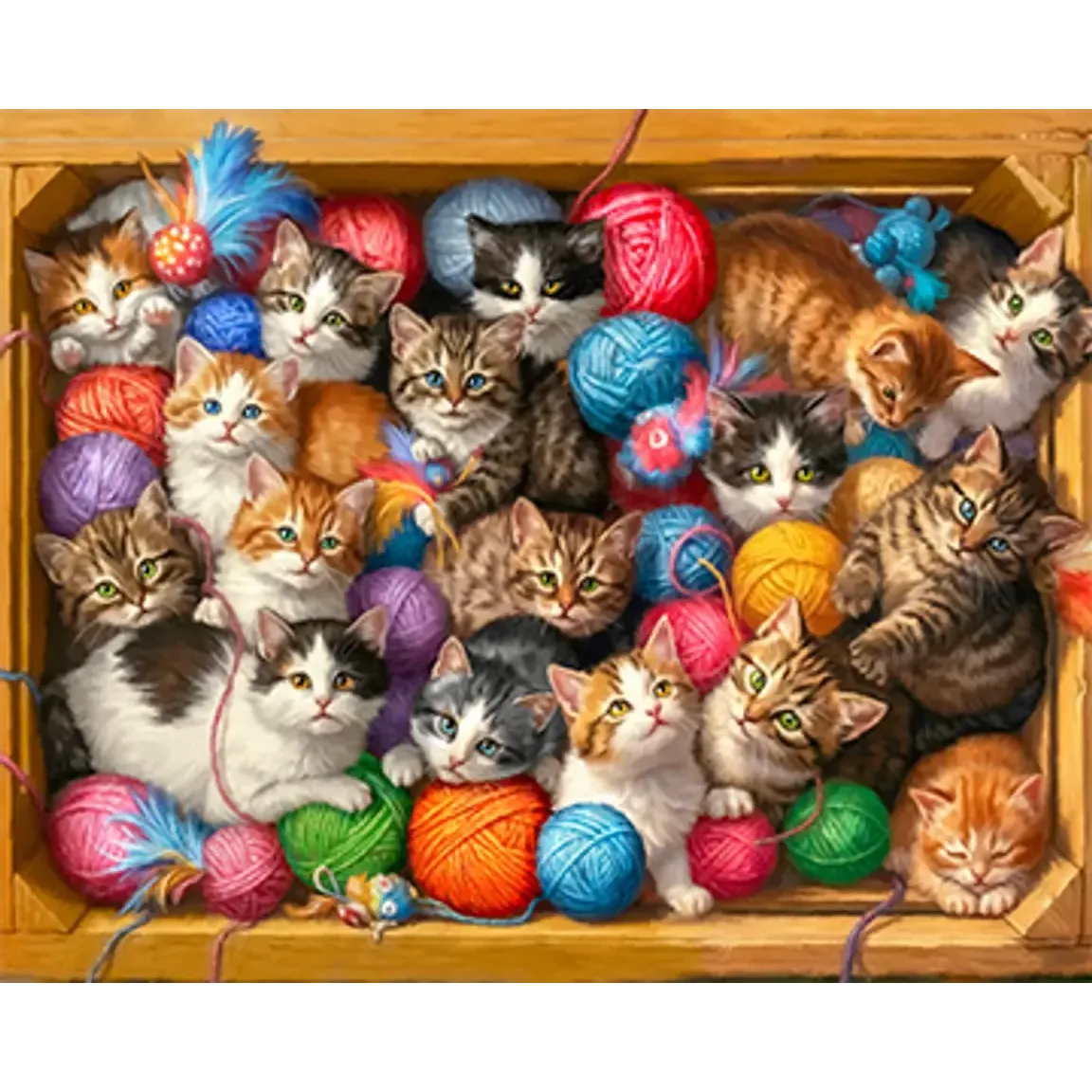 Kittens Galore 1000 Piece Jigsaw Puzzle Springbok